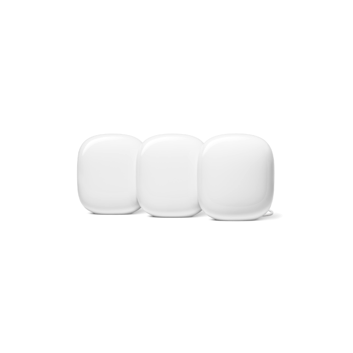 google nest wifi pro es un sistema de red Wi-Fi en malla de alto rendimiento que utiliza la tecnología Wi-Fi 6E para ofrecer una conexión más rápida y amplia en todo el hogar